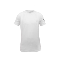 Camiseta Motorsport Blanca con Negro VUHL - Algodón PIMA