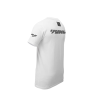 Camiseta Motorsport Blanca con Negro VUHL - Algodón PIMA