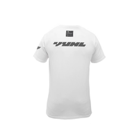 Camiseta Motorsport Blanca con Negro VUHL - Algodón PIMA