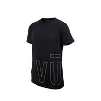 Camiseta Negra con Logo VUHL - Algodón PIMA