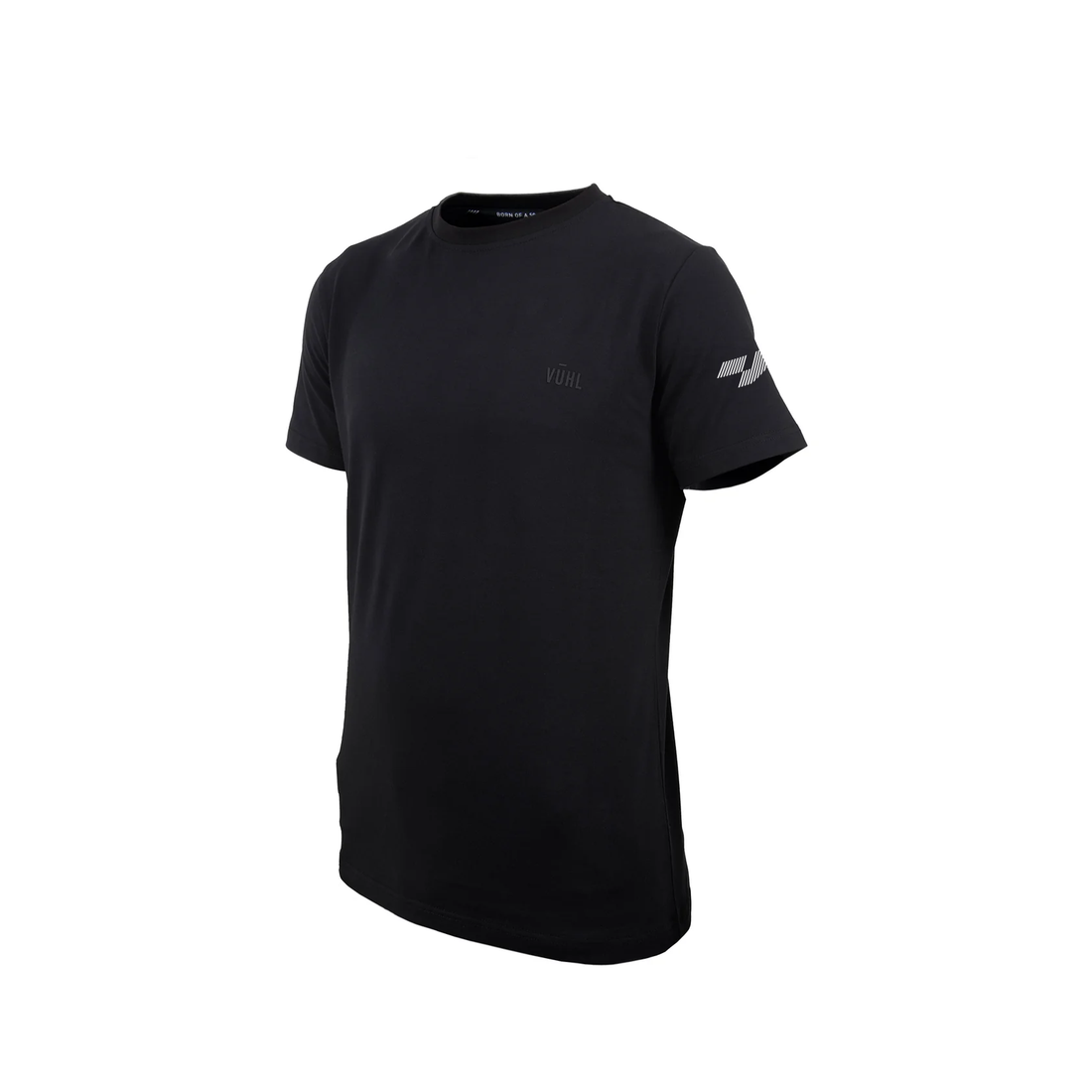 Camiseta Motorsport Negra VUHL - Algodón PIMA