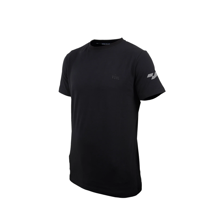 Camiseta Motorsport Negra VUHL - Algodón PIMA