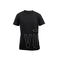 Camiseta Negra con Logo VUHL  - Algodón PIMA